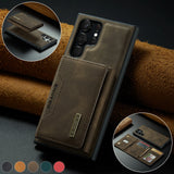 2 In 1 Wallet Magnetic Leather Case For Samsung