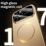 Magnetic Hard PC Lens Protector Phone Case For iPhone