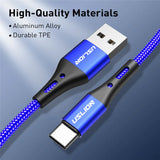 3A Fast Charging Cable Wire For Type-C & Micro