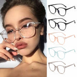 Anti Blue Light PC Frame Resin Lens Blocking Radiation Trend Clear Lenses Transparent Glasses