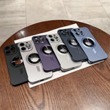 Borderless Plating Matte Ultra Thin Hard Magnetic Case for iPhone