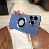 Borderless Plating Matte Ultra Thin Hard Magnetic Case for iPhone