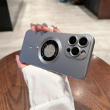 Borderless Plating Matte Ultra Thin Hard Magnetic Case for iPhone