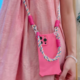 Cute crossbody Shoulder strap lanyard Cases for iPhone