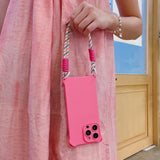 Cute crossbody Shoulder strap lanyard Cases for iPhone
