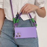 Cute crossbody Shoulder strap lanyard Cases for iPhone