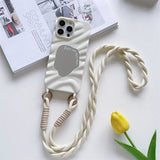 Crossbody Lanyard Wave Mirror Phone Case for IPhone