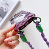 Crossbody Lanyard Wave Mirror Phone Case for IPhone