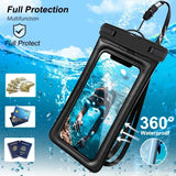 Floating Airbag Waterproof Swim Bag Phone Case For iPhone