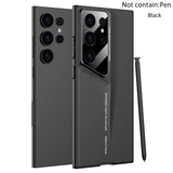 Titanium Gray Paint Hard Plastic Thin Shell Case For Samsung