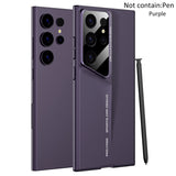 Titanium Gray Paint Hard Plastic Thin Shell Case For Samsung