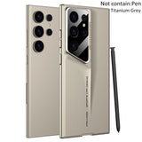 Titanium Gray Paint Hard Plastic Thin Shell Case For Samsung