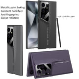 Titanium Gray Paint Hard Plastic Thin Shell Case For Samsung