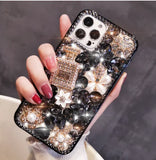 Luxury Sparkling perfume Bottle Diamond Case For iPhone