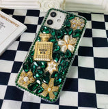 Luxury Sparkling perfume Bottle Diamond Case For iPhone