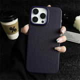 Lychee Pattern Hard PC For Magnetic Thin Case For iPhone