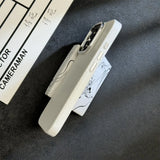 Lychee Pattern Hard PC For Magnetic Thin Case For iPhone