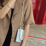 Pearl Bracelets Chain Crossbody Necklace Lanyard Phone Case For iphone
