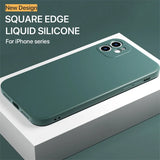 Original Liquid Silicone Shockproof Case For iPhone