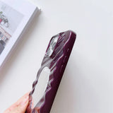 Crossbody Lanyard Wave Mirror Phone Case for IPhone