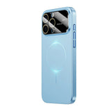 Magnetic Hard PC Lens Protector Phone Case For iPhone