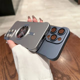 Borderless Plating Matte Ultra Thin Hard Magnetic Case for iPhone