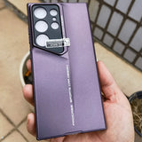 Titanium Gray Paint Hard Plastic Thin Shell Case For Samsung