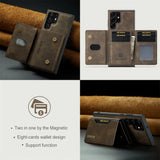 2 In 1 Wallet Magnetic Leather Case For Samsung