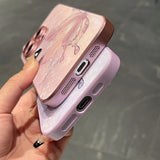 Luxury Glaze Butterfly Metal Lens Protective Soft Phone Case For IPhone