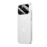 Magnetic Hard PC Lens Protector Phone Case For iPhone