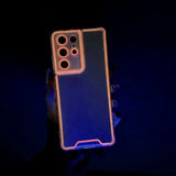 Luxury Luminous Neon Transparent Soft Case For Samsung