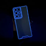 Luxury Luminous Neon Transparent Soft Case For Samsung