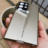 Titanium Gray Paint Hard Plastic Thin Shell Case For Samsung