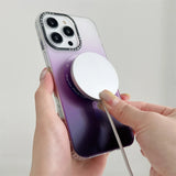 Luxury Magnetic Gradient Color Slim Case for iPhone