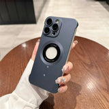 Borderless Plating Matte Ultra Thin Hard Magnetic Case for iPhone