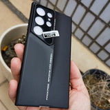 Titanium Gray Paint Hard Plastic Thin Shell Case For Samsung
