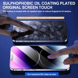 Tempered Glass Screen Protector with Lens Glass For iPhone
