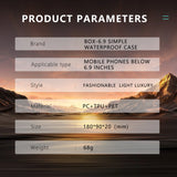 IP68 Waterproof Case For iPhone Samsung Xiaomi Huawei Oneplus