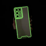 Luxury Luminous Neon Transparent Soft Case For Samsung