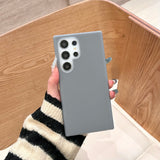 Solid Color Jelly Liquid Silicone Phone Case For Samsung