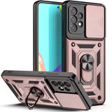 Bumpers Armor With Slide Camera Lens Case for Samsung
