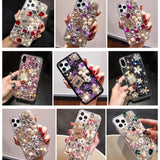 Luxury Sparkling perfume Bottle Diamond Case For iPhone