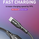3A Fast Charging Cable Wire For Type-C & Micro
