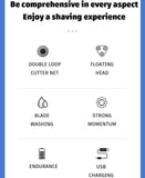 Rechargeable Waterproof USB Electric Powerful Shaver for Men