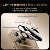 Magnetic Hard PC Lens Protector Phone Case For iPhone