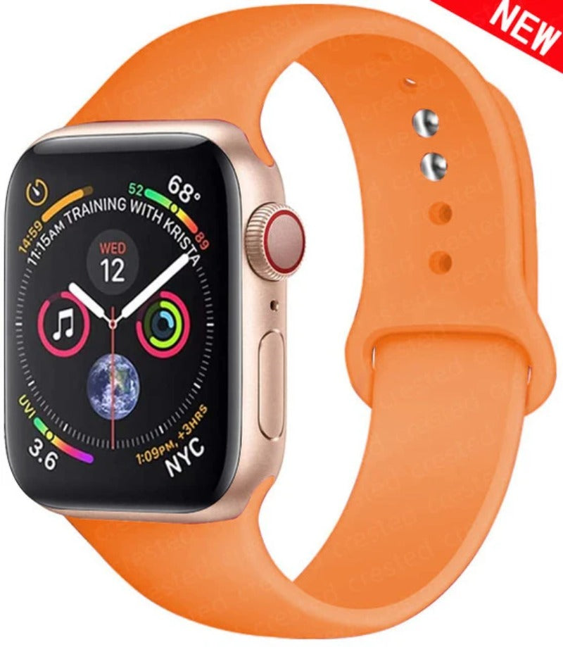 Silicone Strap For Apple Watch band