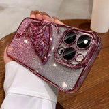 Gradient Butterfly Electroplated Phone Case for IPhone