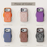 Luxury Matte Transparent Magnetic Case For iPhone