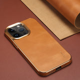 Luxury Real Leather Business Case for iPhone