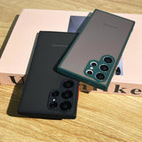 Shockproof Matte Transparent Phone Case for Samsung